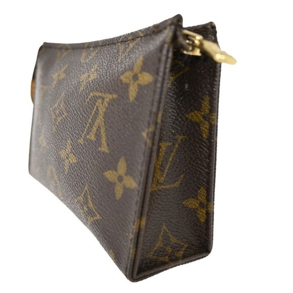 LOUIS VUITTON Poche Toilette 15 Clutch Pouch Bag Monogram Leather M47546 60KA013 - Picture 3 of 16